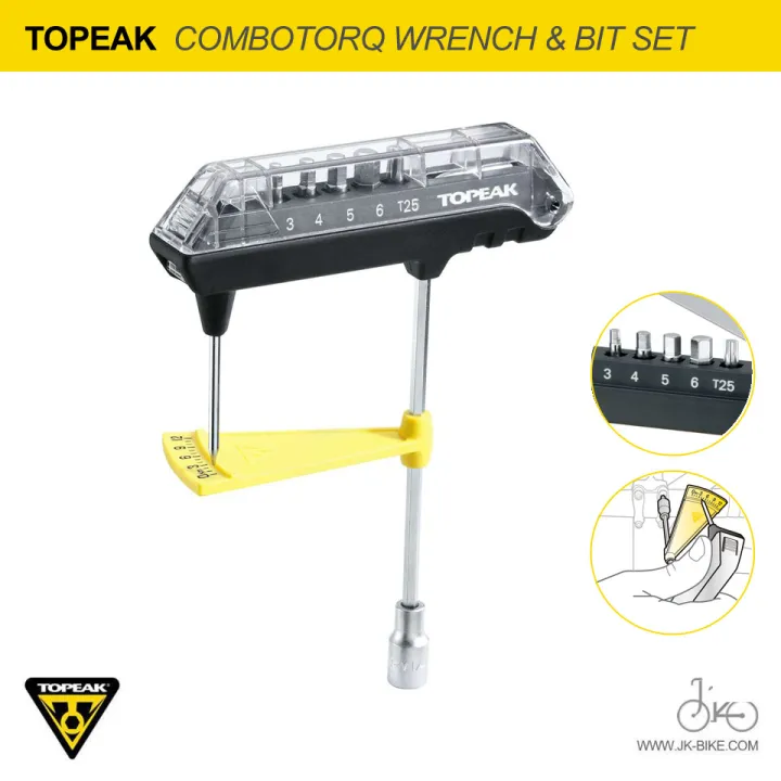 ประแจท๊อคอเนกประสงค์ TOPEAK COMBOTORQ WRENCH & BIT SET TOOL Lazada.co.th