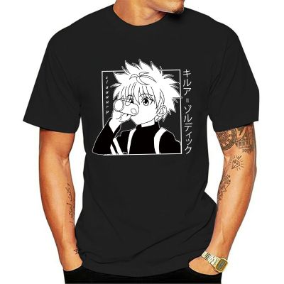 90s Hunter X Hunter T Shirt Graphic Tees Men Harajuku Kawaii Killua Tshirt Funny Japanese Anime Hisoka Tops Unisex Male T-shirt XS-6XL