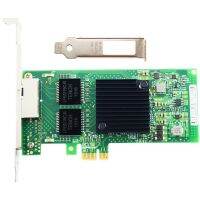 I350AM2 Chip PCI-E X1 RJ45 Desktop Dual Port Gigabit Ethernet Lan 1000Mbps Network Interface Card for I350-T2X1