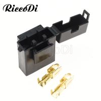 1/5/10/20Sets BX2017D Car Fuse Holder With Terminal Car Insurance Socket Black Lighter Frontal for Standard Fuse