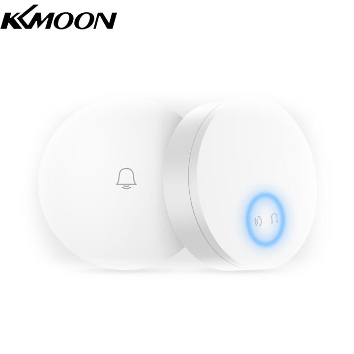 kkmoon-linptech-ออดไร้สายขับเคลื่อนด้วยตนเองสร้างไฟฟ้าริงโทนไม่มีแบตเตอรี่ไม่มีสายรุ่นพื้นฐาน