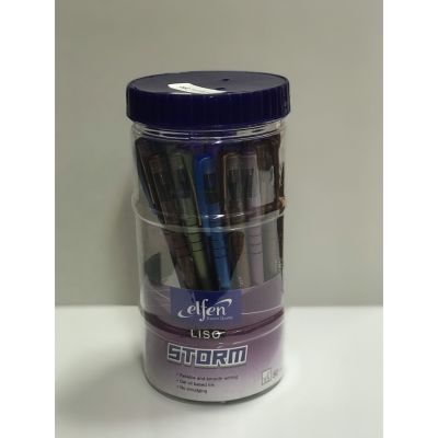 ( โปรโมชั่น++) คุ้มค่า ปากกาelfen STORM สีน้ำเงิน ด้ามคละสี 50ด้าม ราคาสุดคุ้ม ปากกา เมจิก ปากกา ไฮ ไล ท์ ปากกาหมึกซึม ปากกา ไวท์ บอร์ด