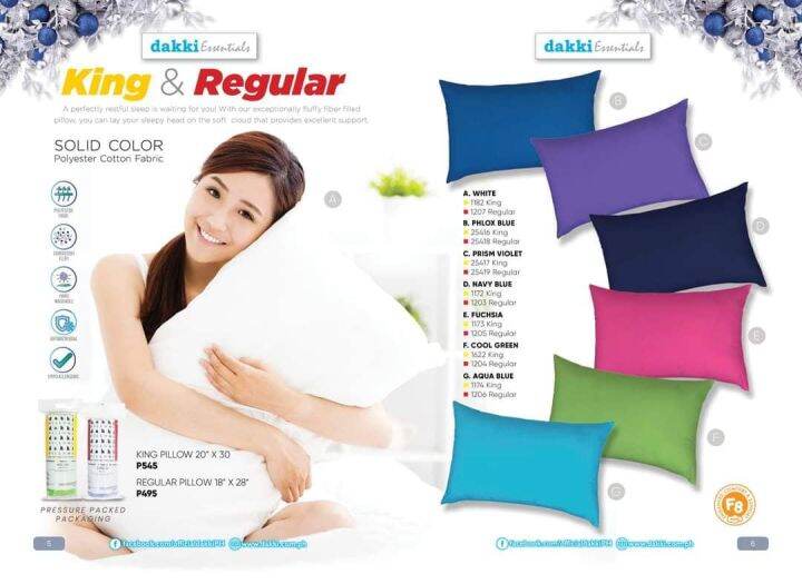 Dakki Regular Colored Pillow Lazada PH