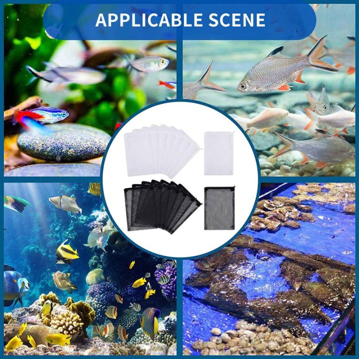 16-pcs-aquarium-mesh-media-filter-bags-nylon-media-filter-mesh-bags-with-zipper-for-particulate-carbon-bio-balls