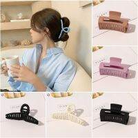 【jw】♞  Fashion Large Color Claw Clip Plastic Hairpins for Makeup Ponytail Bun Hairclip