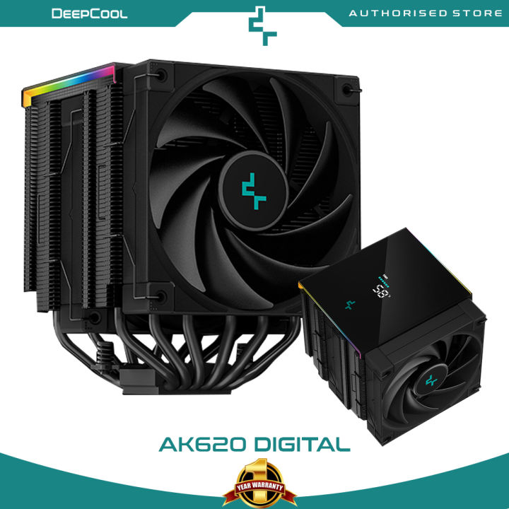 DEEPCOOL AK620 Digital CPU AIR COOLER (R-AK620-BKADMN-G) | Lazada PH