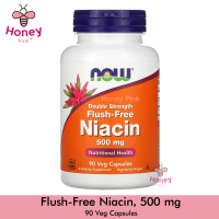 NOW Foods, Flush-Free Niacin, 500 mg, 90 Veg Capsules