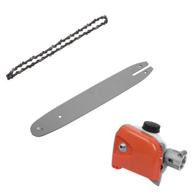 Chainsaw Gear Gearbox + Guide Plate + Chain Set for Stihl HT KM 73-130 Series Pole Saw Trimmer Connector Multifunctional Pole Pruning Saw Universal Accessories Woodworking Tool