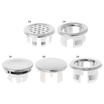 Bathroom Basin Sink Overflow Ring Six-foot Round Insert Hole Cover  by Hs2023