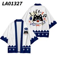 2022 Summer Loose Japanese Fashion Cartoon Kawaii Kimono Streetwear Cardigan Robe Women Men Haori Top Yukata