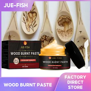 120ml Torch Paste Wood Burnt Paste, DIY Pyrography Art Wood