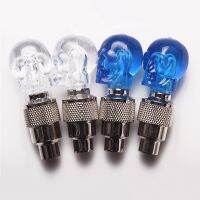 2023 NEW Skull Bicycle Lights Bike Valve Light Motion Activated LED Light Safety Cycling Lamp Wheel Tire Valve Caps Bike Accessories