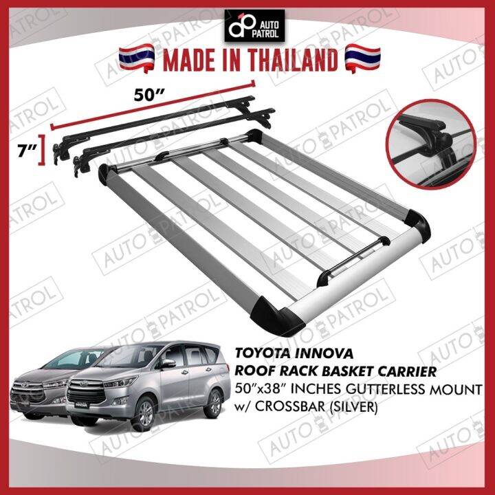 Toyota Innova Aerorack Roof Rack Carrier Car Basket 50 x38 Silver