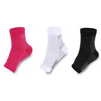 【CW】 Foot Elastic Ankle Guard Socks support Brace Compression  Protection Sport