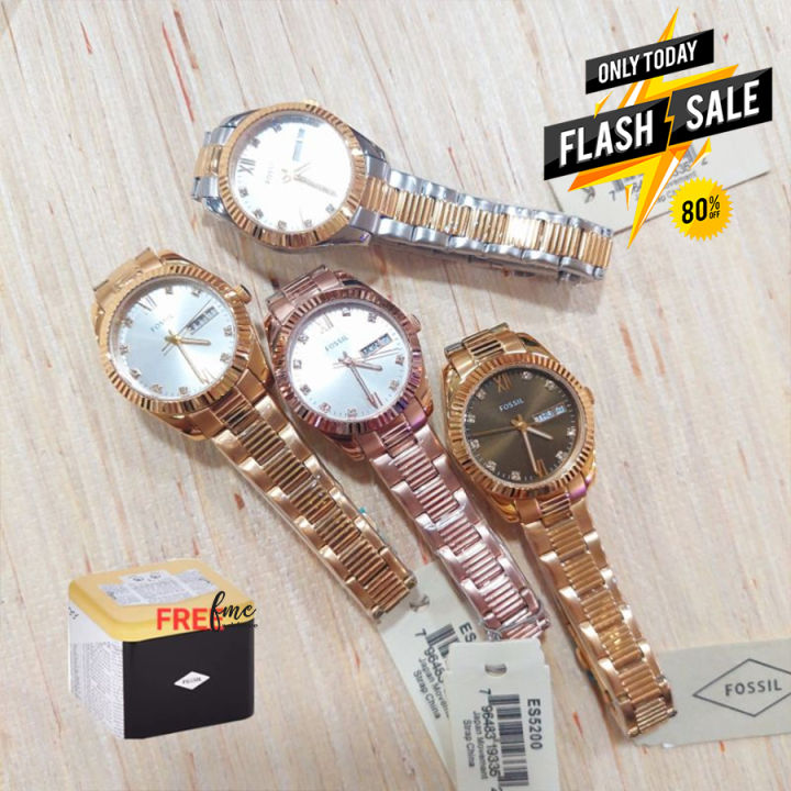 Jam Tangan Wanita Fossil Scarlette Micro ES5198 ES5199 ES5200