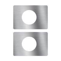 2pcs/4pcs Filler Cover Door Reinforcement Plate Deadbolt Hardware Lock Repair Home Stainless Steel Knobs Modern Prevent Loose