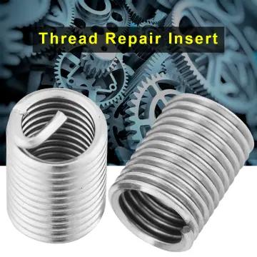 M6 x 1.0 Helicoil Thread Insert 304 Stainless Steel Thread Repair Wire  Insert