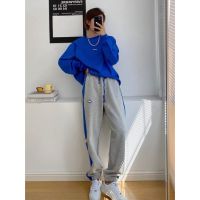 RF6H ADER spring and autumn Leggings loose casual AE color matching drawstring piecing sports pants mens and womens fashion brand pantsTH