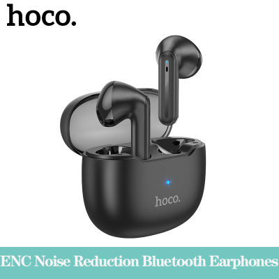 HOCO EW29ไร้สายหูฟังบลูทูธ5.3หูฟัง ENC เสียงยกเลิกชุดหูฟังบลูทูธแฝงต่ำหูฟังไฮไฟ2ไมค์ + ENC HD โทรกึ่งในหูสำหรับ IP Android มาร์ทโฟนทั้งหมดสา