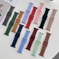 【Hot Sale】 Suitable for watch654321SE new macaron silicone strap S7 reverse buckle