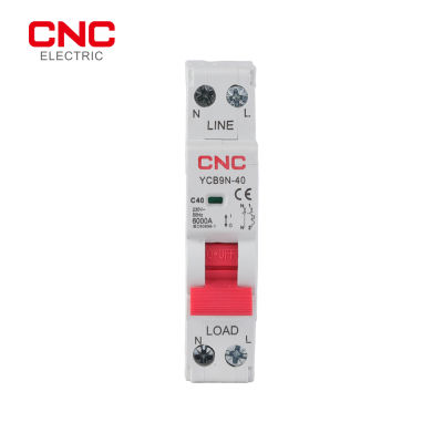 CNC YCB9N-40 Miniature Circuit Breaker DPN 6000A 230V 50Hz MCB 6A10A16A25A32A40A