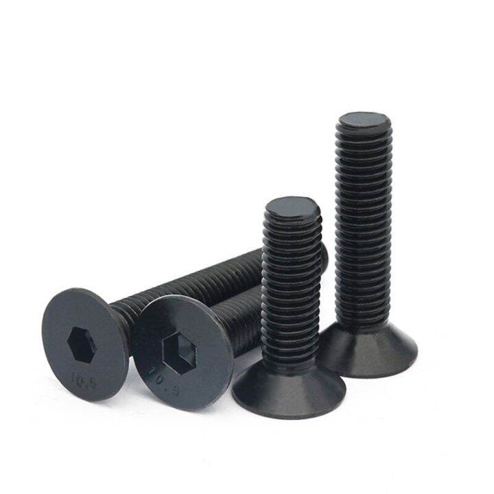 5-50pcs-m2-m2-5-m3-m4-m5-m6-m8-304-a2-stainless-steel-black-grade-10-9-hexagon-hex-socket-head-flat-countersunk-allen-bolt-screw-nails-screws-fastener