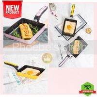 Home88Shop Non-stick Yuziyaki สไตล์ญี่ปุ่นสี่เหลี่ยมหม้อตุ๋นหยก nonstick กระทะหนาไข่ yakimai หินกระทะขนาดเล็ก กระทะเคลือบหิน กระทะ เทฟล่อน กระทะไร้น้ำมัน