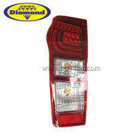 ไฟท้าย อีซูซุ All New D-max 2014-2018 X-series LED DAYLIGHT  (โคมดำ) ยี่ห้อDIAMOND ข้างซ้าย