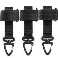 3pcs Outdoor Keychain Tactical Clip Webbing Gloves Rope Holder Molle