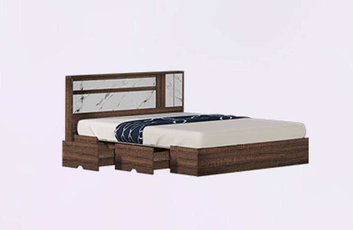 เตียงนอน-havana-5-ฟุต-model-bts-501-b2l-ดีไซน์สวยหรู-สไตล์เกาหลี-2-ลิ้นชักข้างเตียง-สินค้ายอดนิยม-แข็งแรงทนทาน-ขนาด-162x208x90-cm
