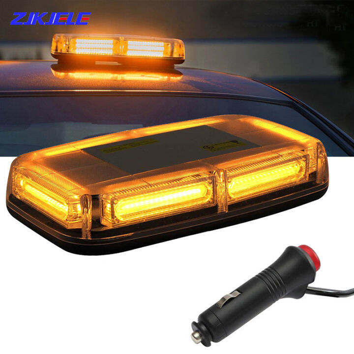 12V24V Car Truck Short Row Roof Flashing Traffic Security Warning