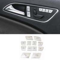 Car Door Seats Memory Adjusting Push Button Trim Cover sticker For Mercedes Benz CLA/GLA/GLK/GLE/CLS/GL/ML/A/B/E