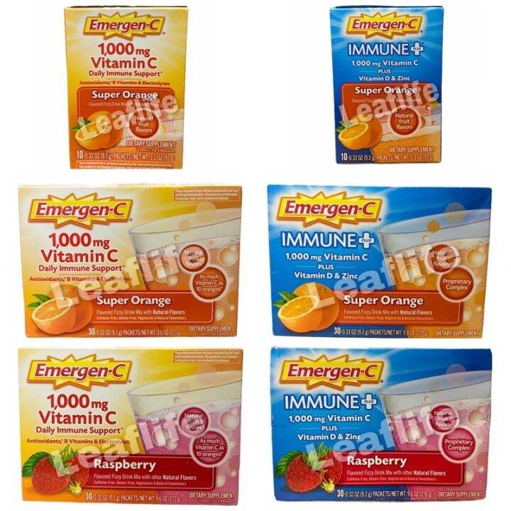 Emergen c Immune plus 1000mg vitamin c plus vitamin D and zinc Lazada PH