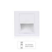 Motion Sensor Wall Lamp LED Stairs Recessed 110V 220V Sconce Lighting Step Stairway Night Light Auto OFF/ON Corridor Aisle Lamp