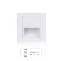 1.5W 85-265V PIR Motion Sensor Recessed LED Stair Pathway Wall Lamp Infrared Human Body Induction Night Foot Light