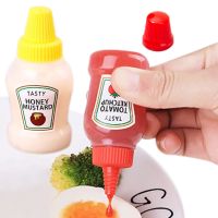 hotx【DT】 2/3PCS Seasoning Sauce Bottle Ketchup Salad Dressing Bento Jars