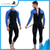 Lixada Baju Menyelam Neoprene 3มม. สำหรับผู้ชายซิปด้านหลังชุดดำน้ำเต็มรูปแบบสำหรับดำน้ำดูปะการังโต้คลื่นดำน้ำว่ายน้ำ