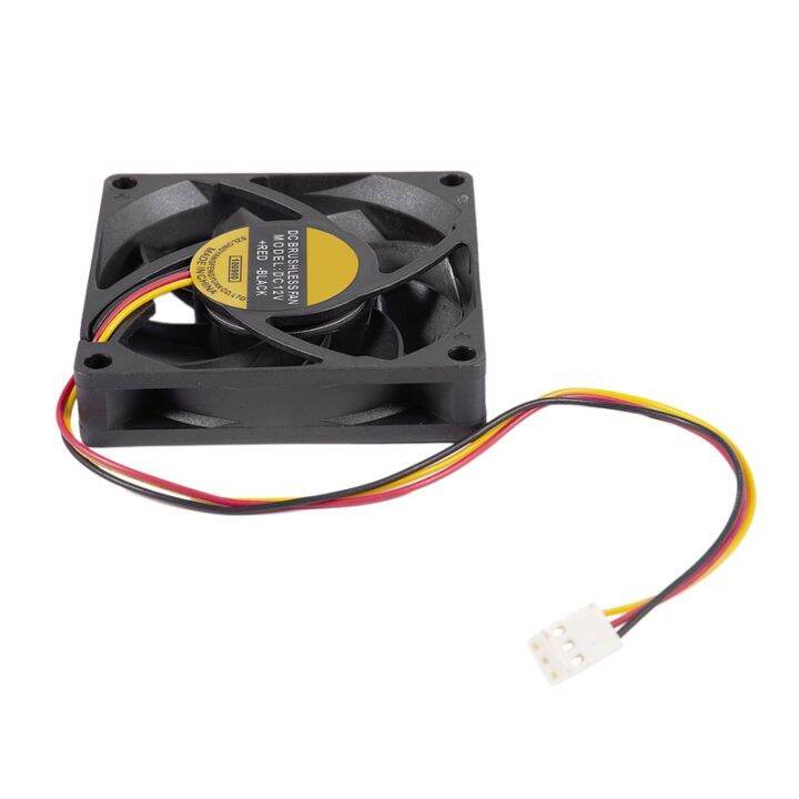 70x70mm-12v-3-pin-pc-computer-case-cpu-dc-brushless-cooler-cooling-fan-black