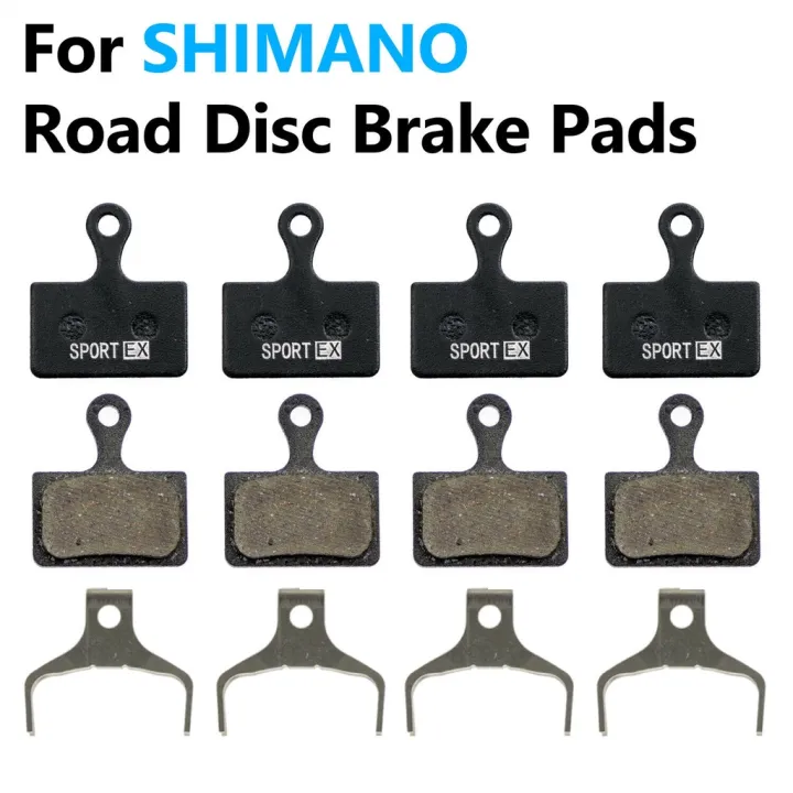 4 Pair Road Disc Brake Pads for SHIMANO Flat Mount Road Disc Caliper