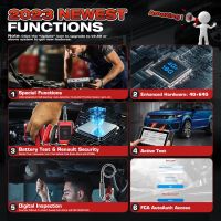 Swedish Autel Maxicom MK808BT PRO Car เครื่องมือวินิจฉัยสองทิศทางเครื่องสแกน OBD2เครื่องอ่านโค้ดระบบทั้งหมด PK MK808S MX808S