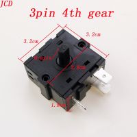 1PCS Electric Room Heater Position 3-pin 4-speed Rotary Switch Selector AC 250V 16A Radiator Cooler Heater