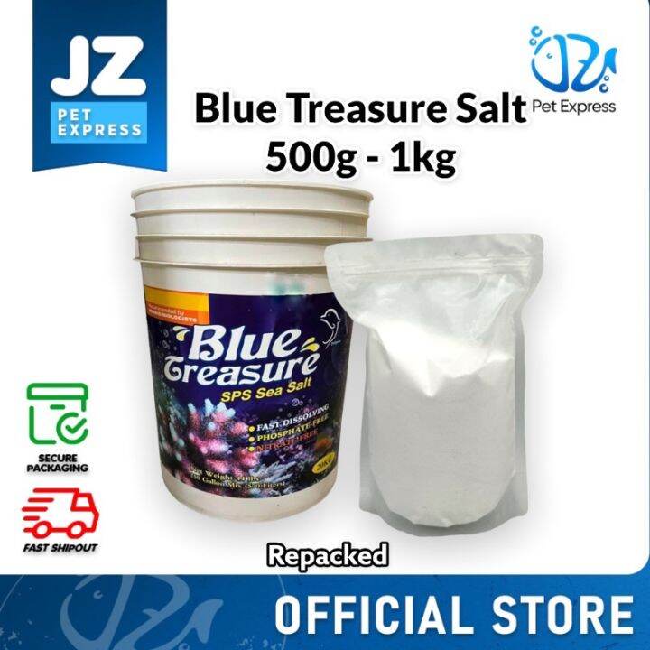 ♕Blue Treasure SPS Sea Salt (500g1kg) Repacked Aquarium Salt For
