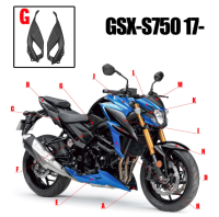 AMARK อะไหล่ไม่ทาสีแผงด้านซ้ายขวาถังน้ำมันเชื้อเพลิงด้านข้างสำหรับ SUZUKI GSX-S750 2017 2018 2019 2020 2021