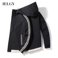 IELGY สปอร์ตสบายๆเสื้อคลุมด้วยผ้าหลวมสำหรับผู้ชาย