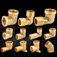 Copper Elbow 90 Deg 45 Deg 1/2 3/4 1 BSP Female to Male Thread Equal / Reduced Water Pipe Adapter For Water Fuel Copper