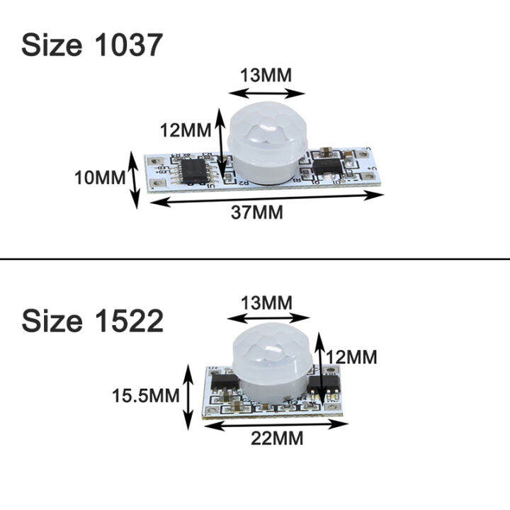 โรงงาน-customizd-ร่างกายอินฟราเรด-pir-motion-sensor-สวิทช์-dc3-7v-5โวลต์12โวลต์24โวลต์5a-สวิทช์อัตโนมัติสำหรับหลอดไฟ-led-strip-โมดูลเทป