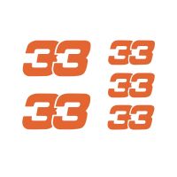 【LZ】 For Max-Verstappen Number 33 Racing Car Sticker Decal Formula Car Vinyl Decor