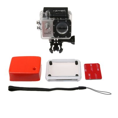 กล่องฟองน้ำลอยตัวสำหรับ Sjcam เคสกล้องกันน้ำ Sj4000ที่ครอบฝาหลังกล้อง W/ สติกเกอร์กาว3M + สายคล้องสำหรับ Sj7000 Wifi Sj4000