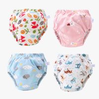 【YF】 Baby Waterproof Reusable Training Pants 6 Layer Cotton Diaper Infant Shorts Nappies Panties Nappy Changing Underwear Cloth