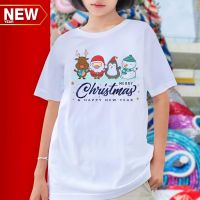 เสื้อปีใหม่ (ลาย MERRY CHRISTMAS) ผ้าไมโคร ใส่สบาย พร้อมส่ง